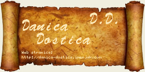 Danica Dostica vizit kartica